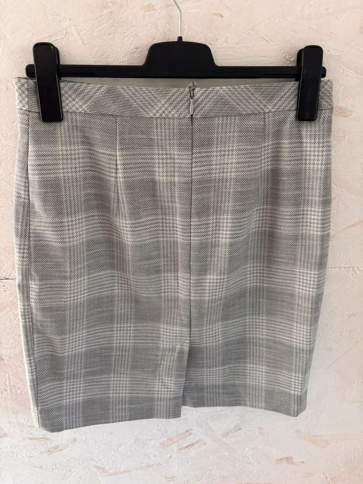H&M Prince of Wales checkered pattern gray pencil skirt – Size 40 – Very good condition – photo 7